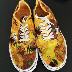 Van Gogh sunflower vans in excellent used condition.